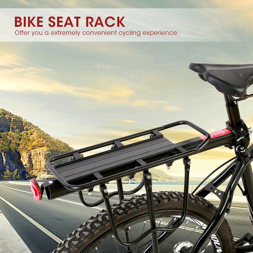 Aluminum Alloy Mountain Bike Bicycle Rear Seat Luggage Shelf Rack Carrier Cycling Accessory