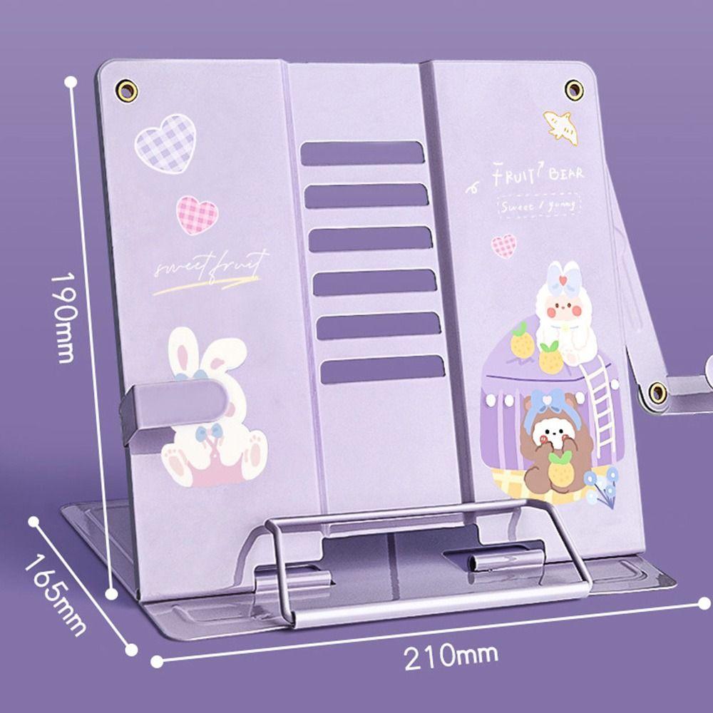 Multicolour Foldable Support Rack Adjustable Adjustable Stand Durable Book Reading Stand Tablets