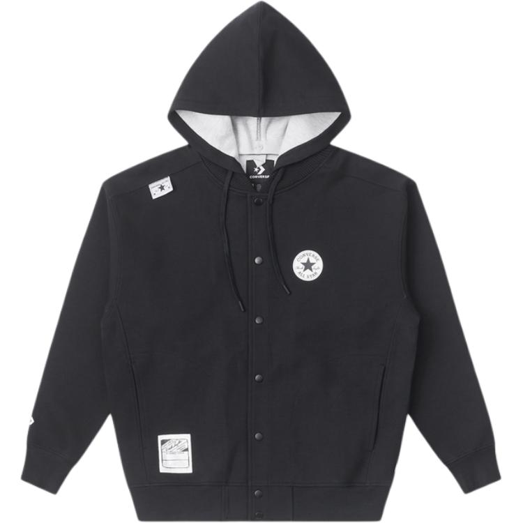Новые куртки и пальто Converse для мужчин, черные 10027963-A02
