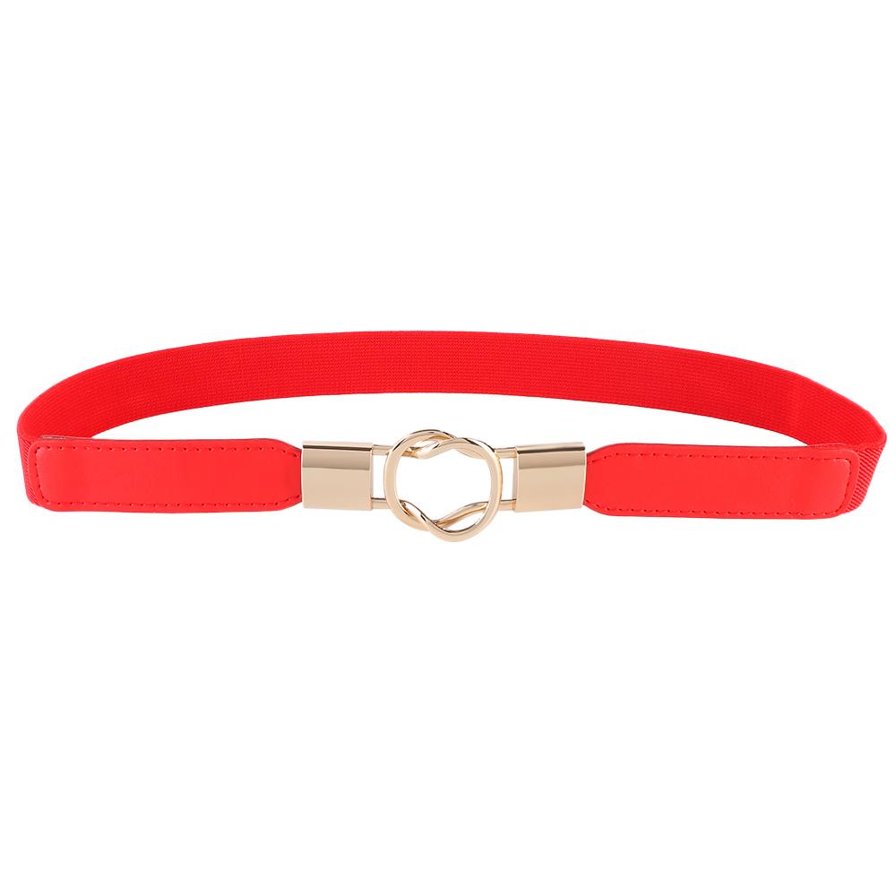 Платье Юбка Кожа PU Пояса Тонкий Пояс Эластичный Регулируемый Ремень Пряжка