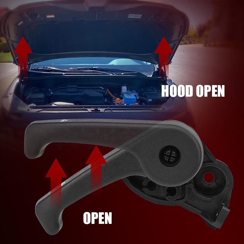 81180-2B000 Ручка открытия капота в сборе с основанием для Hyundai Santa Fe Elantra Veloster Equus Tucson Elantra Veracruz 811802B000