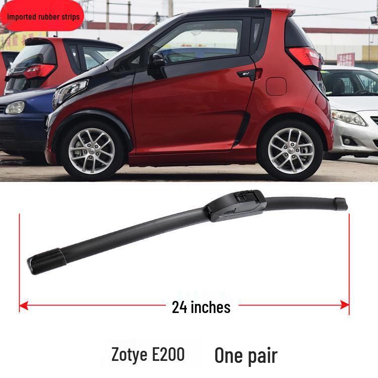 Zotye E200 Передняя бескаркасная щетка стеклоочистителя Резиновая лента (Оригинал, 2018)