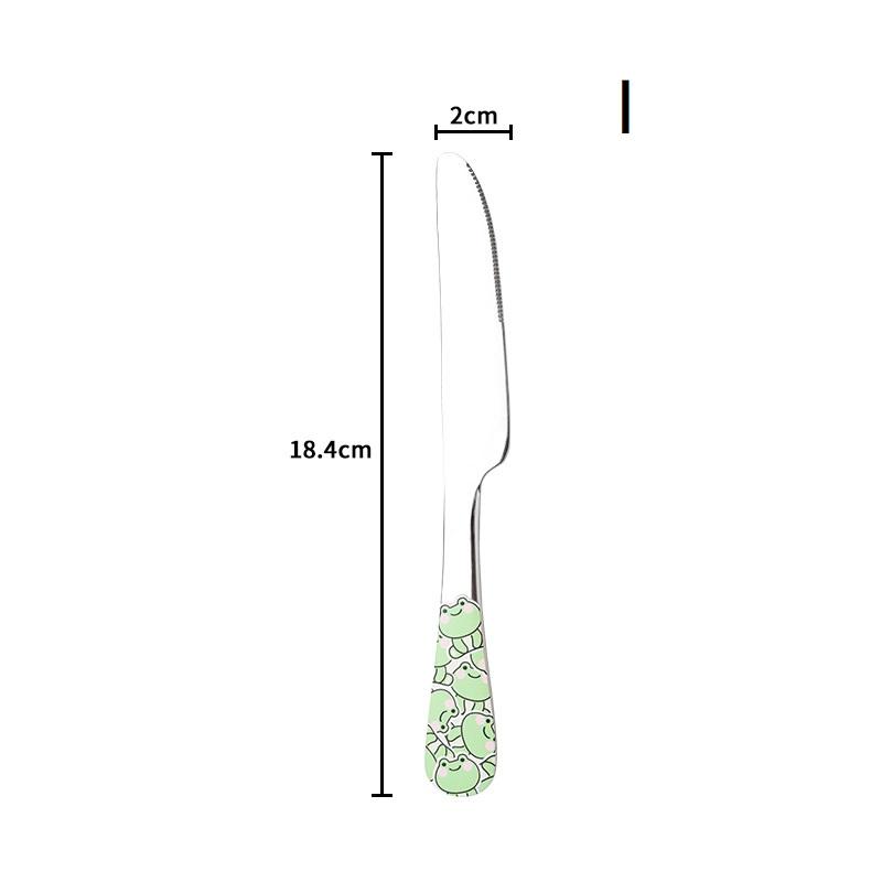 1/4 шт. Набор столовых приборов из нержавеющей стали, мультяшные животные, милая вилка, детская ложка, вилка, столовая посуда, детская посуда, подарок