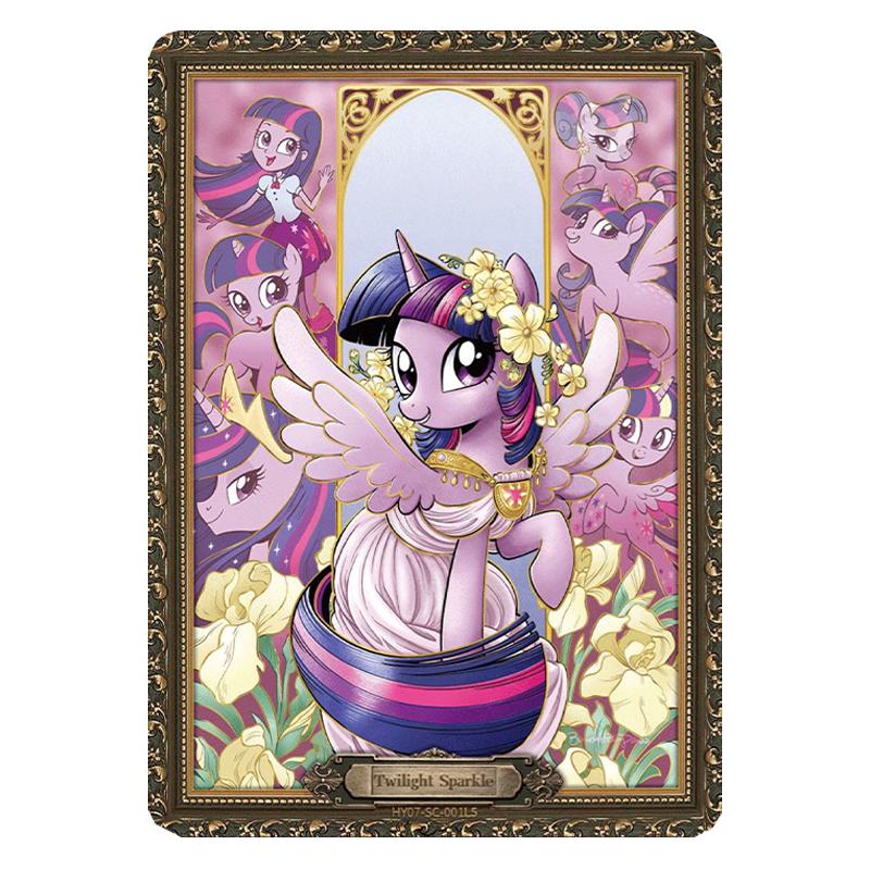 Genuine My Little Pony Card Friendship Eternal 6 7 8 Huiyue Series SC SLR SGR UR Cute Princess Anime Collectible Cards Toy
