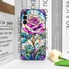 Цветной Чехол для Телефона в Стиле Стекла с Рисунком Розы для Google Pixel 10 9 A 8 A 7A 6A 7 PRO 8 9 Pro XL 4G 5G Цветочные Мягкие Чехлы