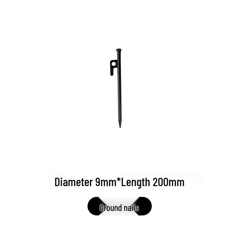 Windproof Camping Tent Peg and Rope Set