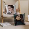 S-Sana TwiceS Pillow Covers Cartoon Sofa Decorative Home Double-sided Printing Short Plush Cute Cushion Cover