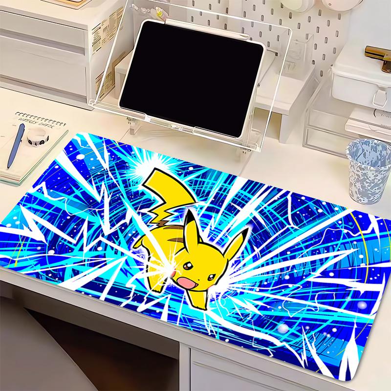 Natural Rubber Mouse Pad Pokemon Pikachu XXL Gamer Keyboard Pad pc Desk Mouse Mat Carpet Tapis Souris Gaming Notbook Mousepad