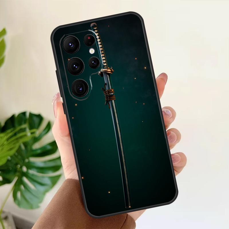 Чехол-катана самурая для Samsung Galaxy S22 Ultra S20 FE S21 FE S8 S9 S10 Plus Note 10 20 S23 Ultra