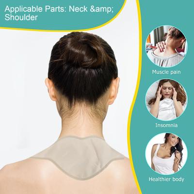 Обертывание с касторовым маслом для шеи и плеч. Можно стирать, многоразовый компресс. Обертывание с касторовым маслом с регулируемым ремнем. Безболезненный уход за телом. Органическое эфирное масло.