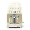 Smeg DCF02CREU Drip Coffee Maker 10 Cups Cream