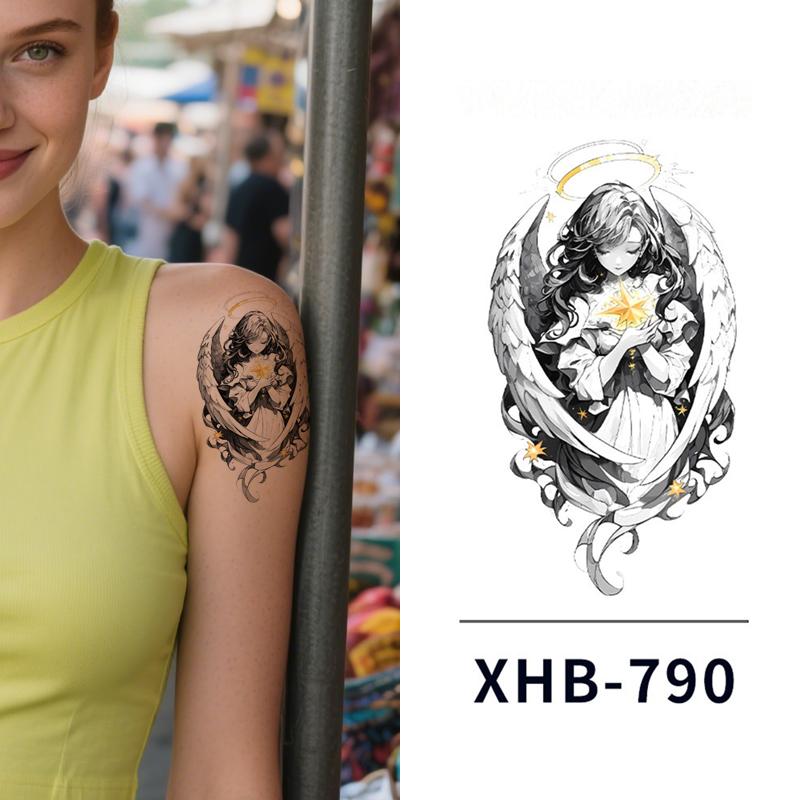 Body Shoulder Arm New Designs Skin Safe Non-toxic Temporary Tattoo/ Tatto/ Tatoo/ Tato Stickers Men