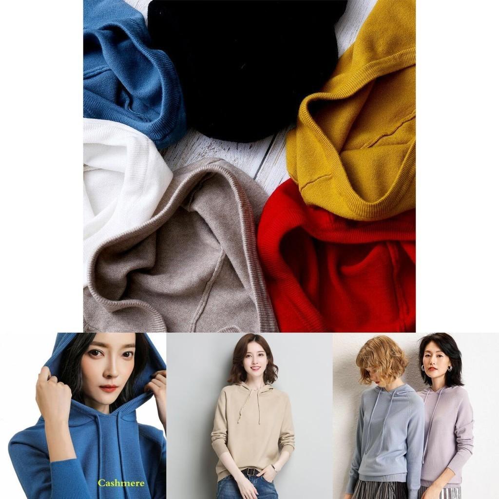Women's Loose Sweater Knitted Soft Cashmere Hoodies Coat For Cozy Comfort