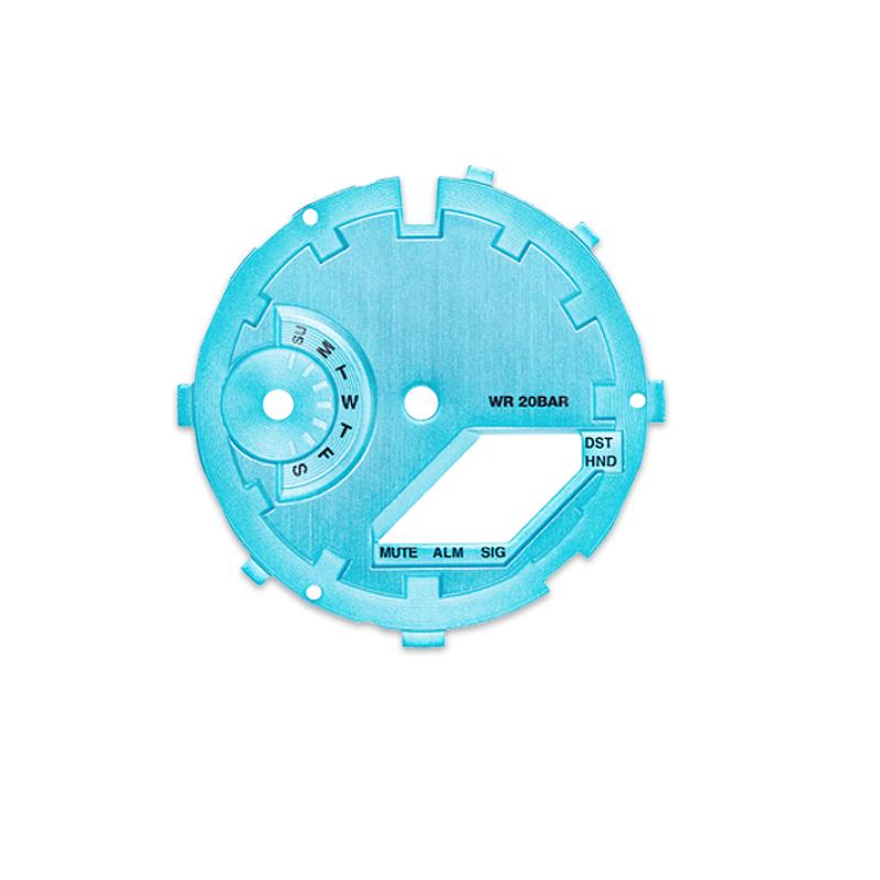 Для Casio GA2100 GA2110 Дубовая металлическая поверхность циферблата, модифицированный GA-2100 GA-2110, циферблат с солнечным рисунком, матовый лак, безель, аксессуары для часов