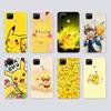 Прозрачный чехол для Samsung A04 A14 A23 M33 M53 Realme 10 9 C35 C55 VIVO X80 Infinix Hot 30 Note 11 Tecno Spark 8P Pro P-34 Pokemon Pikachu