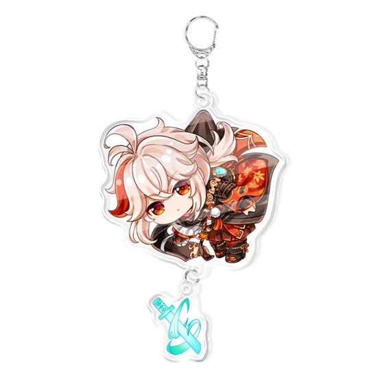 Подарочный орнамент, портативный тарталья с прозрачным узором, кулон Ганью, брелок Genshin Impact