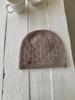 New small gold buckle hollow rhombus mesh knitted hat women's autumn elastic casual versatile bag head hat cold hat