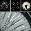 Warning Light Cycling Bike Strip Reflective Tubes Clip On Bicycle Lights Wheel Rim Spoke Reflectors
