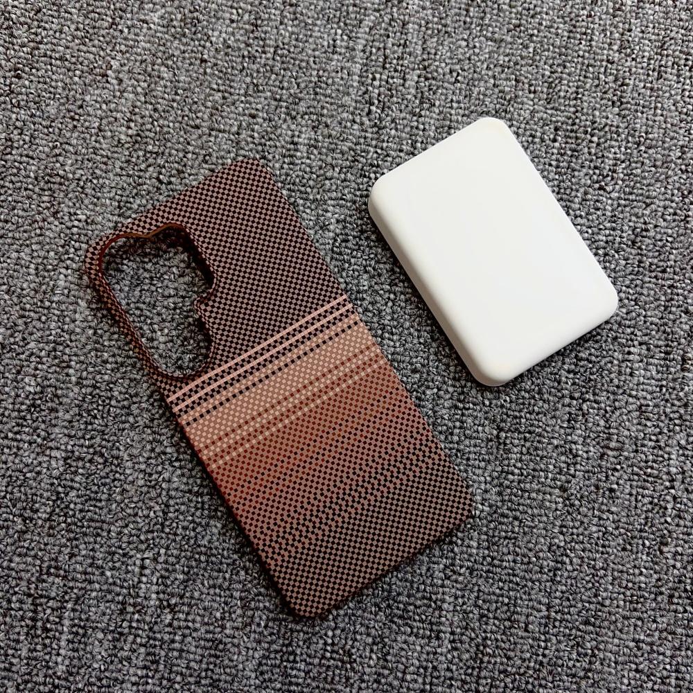 Безрамочный Карбоновый Кевларовый ПК Для Magsafe Магнитный Чехол Для Телефона Для Samsung S26 S25 S24 Ultra Plus Беспроводная Зарядка Обложка