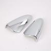 For Hyundai i20 i20N BAYON     ABS Carbon Black Side Door Rearview Mirror Cover Trims Sticker Car Accessories