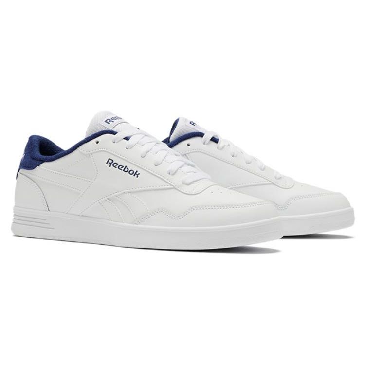 Reebok Royal Techque Comfortable Versatile Low-Top Sneakers Unisex Sneakers White Blue GZ5684