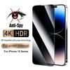 Anti-Spy Privacy Tempered Glass For iPhone17 16 15 14 13 12 11 Pro Max 16 Plus 13 Mini X XR XS Max 7 8 6 6s Plus Screen Protector Glass Film