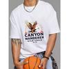 Canyon Wanderer Wild Child Футболка с графическим принтом Белая Гора Орла Одежда для активного отдыха и повседневной носки