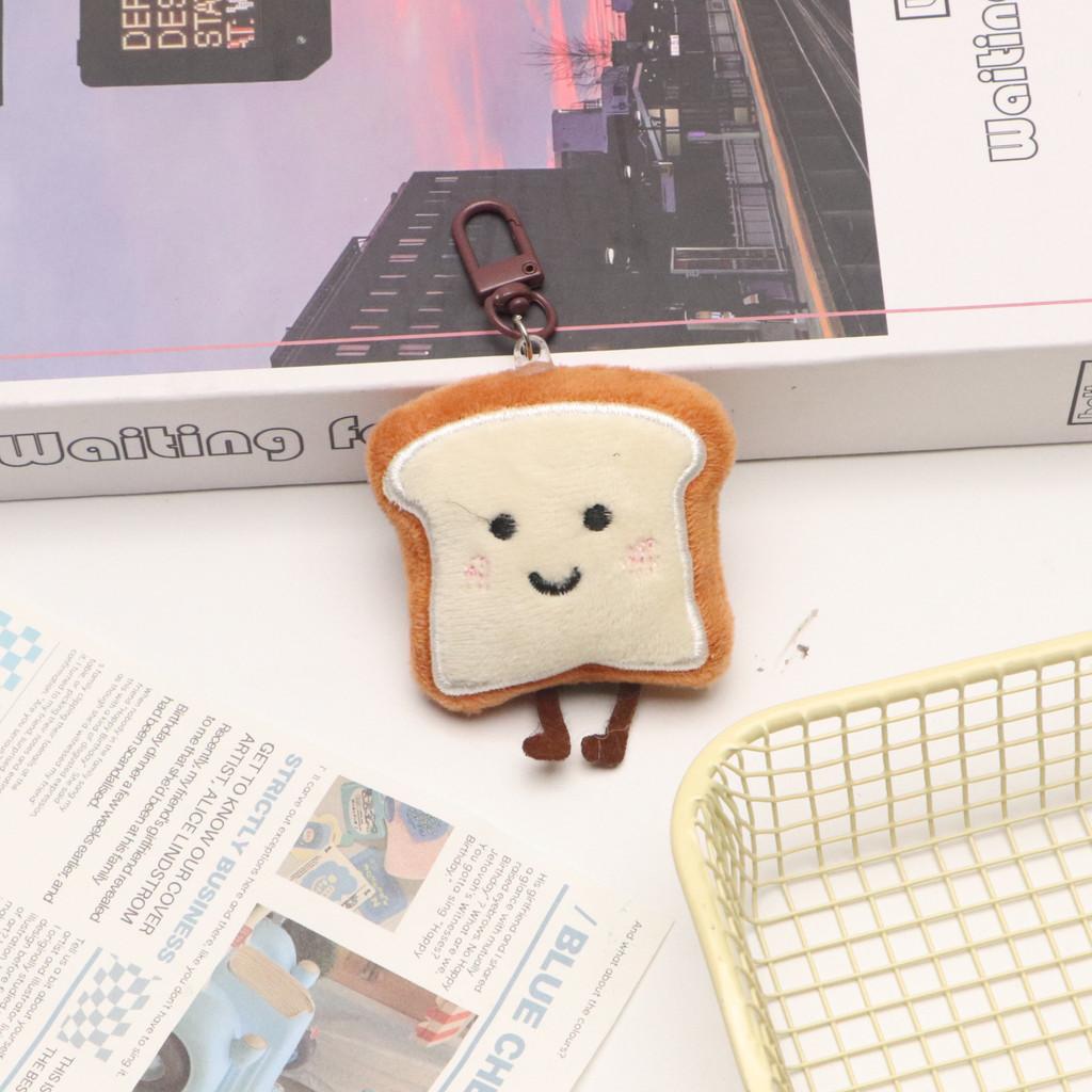 Ручная работа Breadman Ins Милая плюшевая кукла брелок студенческий рюкзак кулон украшение друг