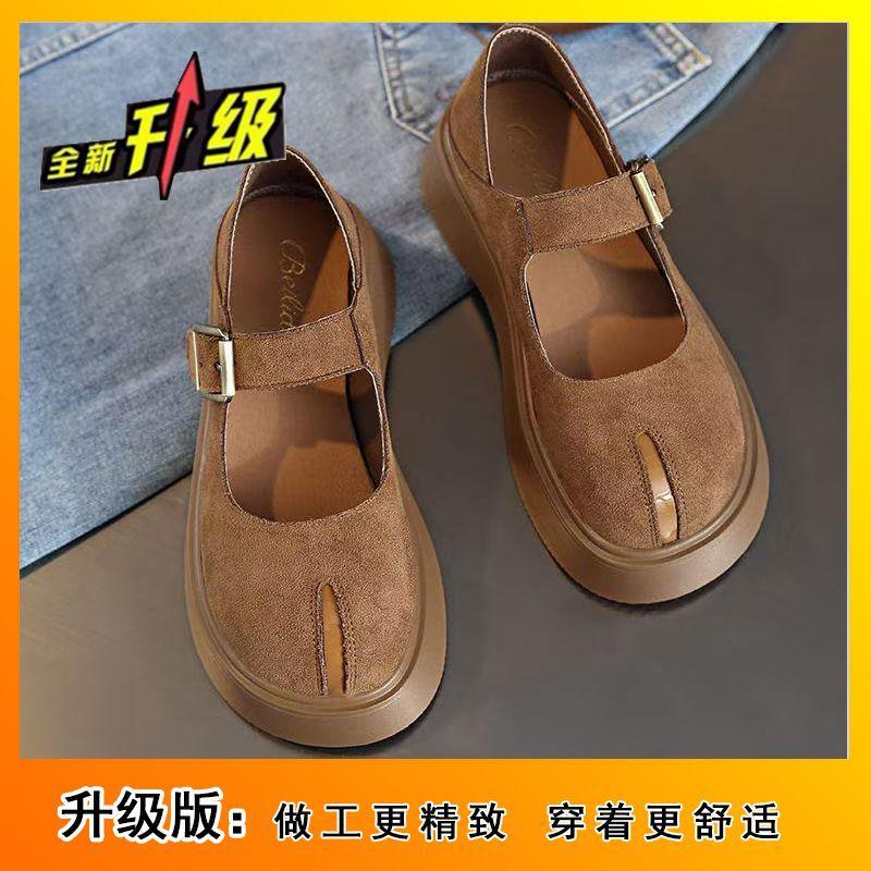 Jk с юбкой универсальные легкие туфли в стиле ретро с толстой подошвой туфли Мэри Джейн одинарные женские новые весна и осень 2025