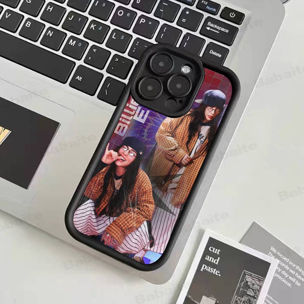 Чехол для телефона Поп-певицы B-Billie Для IPhone 17 16 15 14 13 12 11 Pro Max 16E Plus INS Мягкий чехол