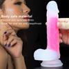 Женский дилдо силиконовый продукт имитация для взрослых маленький прозрачный светящийся мягкий секс-игрушка
