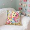 Cute FfluttershyS Kawaii Case Plush Fabric Soft Pillowcase Double Sided Print Cushion Cover Household Gifts