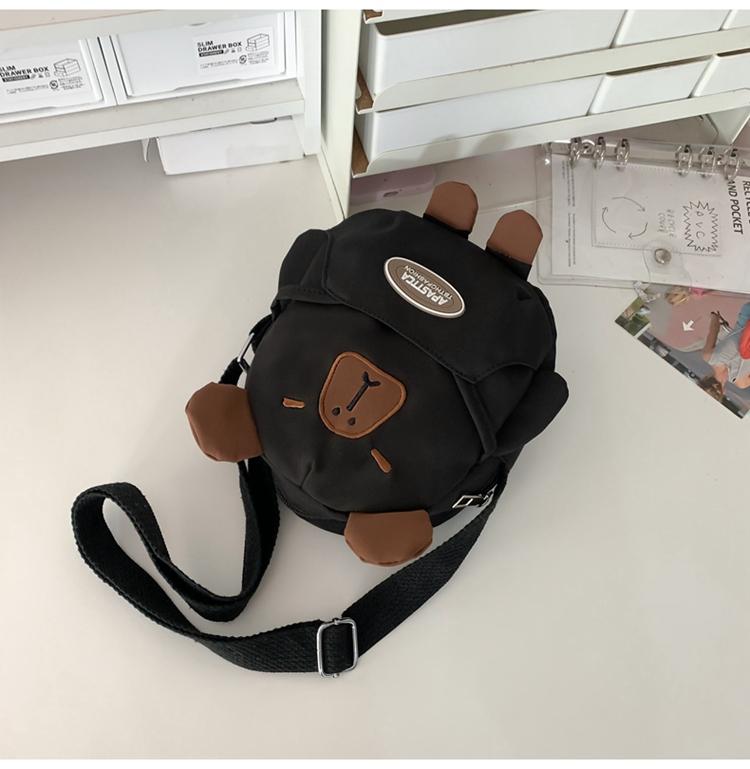 Детская сумка женская сумка через плечо мультяшный студент медведь сумка через плечо