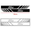 BBBQ8 2Pcs PVC Car Logo Rearview Mirror Badge Body Decor Sticker For Ford Mustang ST Escort Mondeo C-Max MK3 MK5 Fusion S-Max B-Max RS