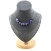 Stones and Minerals. Necklace 10 Lapis Lazuli Beads from Pakistan Quality 5A 8 Mm. Chain Necklace for Women, Men. Custom Size