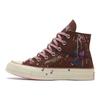 Bandulu x Converse Chuck 70 High Paint Splatter - Кроссовки унисекс на коричневой основе 169909C