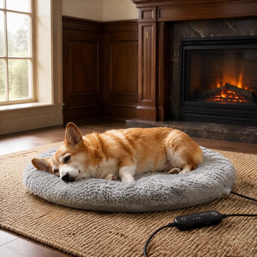 Soft Warm Pet Plush Electric Blanket Thickened Dog Electric Mattress For Cats and Dogs