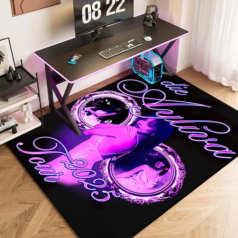 1pc Ayliva Pink Sweetheart Series Carpet Rug for Living Room Bedroom Home Sofa Decoration,Kids play Non-slip Floor Mat