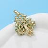Милые зеленые броши в виде рождественской елки для женщин, модные подарочные булавки, ювелирные изделия, аксессуары для свитера, Новое поступление