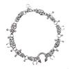 Geometric Punk Choker Necklace Stainless Steel Spiked Gothic Necklace Nose Clip Necklace  Jewelry