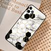 Marble Geometric Phone Case For iPhone 17 Air 16 14 13 12 11 15 Pro Max 12 13 mini 15 16 Plus 16e Cover Coque