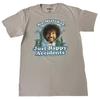 Retro Bob Ross No Mistakes Just Happy Accidents Unisex Tee Gift For Fan S5XL Unisex T-Shirt