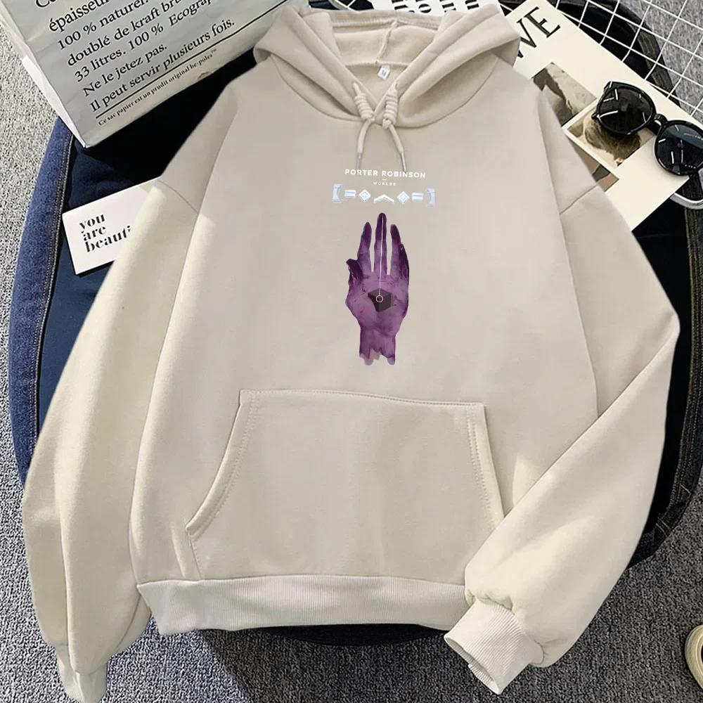 Goodbye To A World Song Печатные толстовки Porter Robinson Singer Графические толстовки Sudaderas Para Mujer Женская одежда Зима