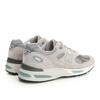 New Balance Grey Mesh AnD SueDe Low Top Sneakers U991gl2 Grey D