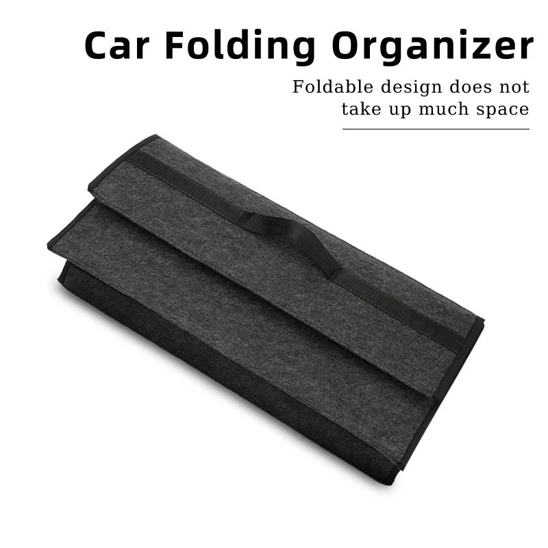 MAKKG1 New 2025 Car Trunk Storage Box Foldable Stowing Tidying Organizer Bag For BMW Performance F30 F20 F10 F40 E92 E91 G20 G30 G05 G0