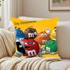 M&M'S Шоколадные Конфеты Мем Наволочка С Принтом Наволочка Для Гостиной Подушка На Диван И Декора Спальни