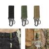 1PC Outdoor Tactical Nylon Webbing Carabiners Buckle Keychain Multi-functional Mountaineering Olecranon Hook MOLLE Key Belt