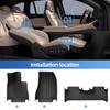 LUCKEASY для NIO EL6 ES6 2023 2024 5-местный Автомобильные Коврики в Салон Коврик в Багажник TPE 3D Коврики на Пол Аксессуары для Левого Руля Черный
