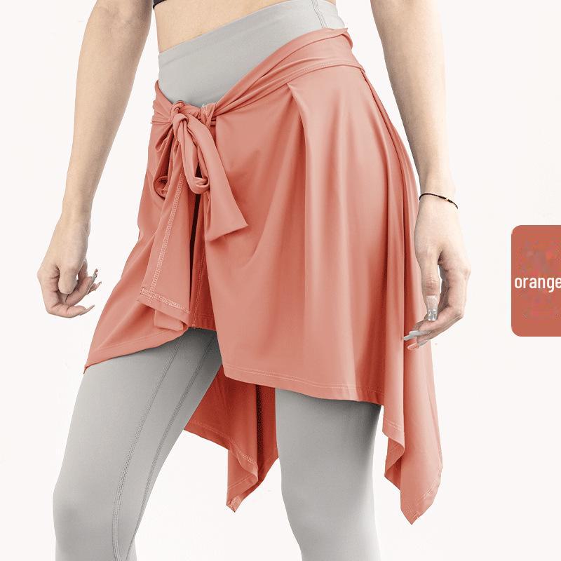 Спортивная юбка для йоги с защитой от воздействия окружающей среды и лямками - юбка для балета, танцев и йоги