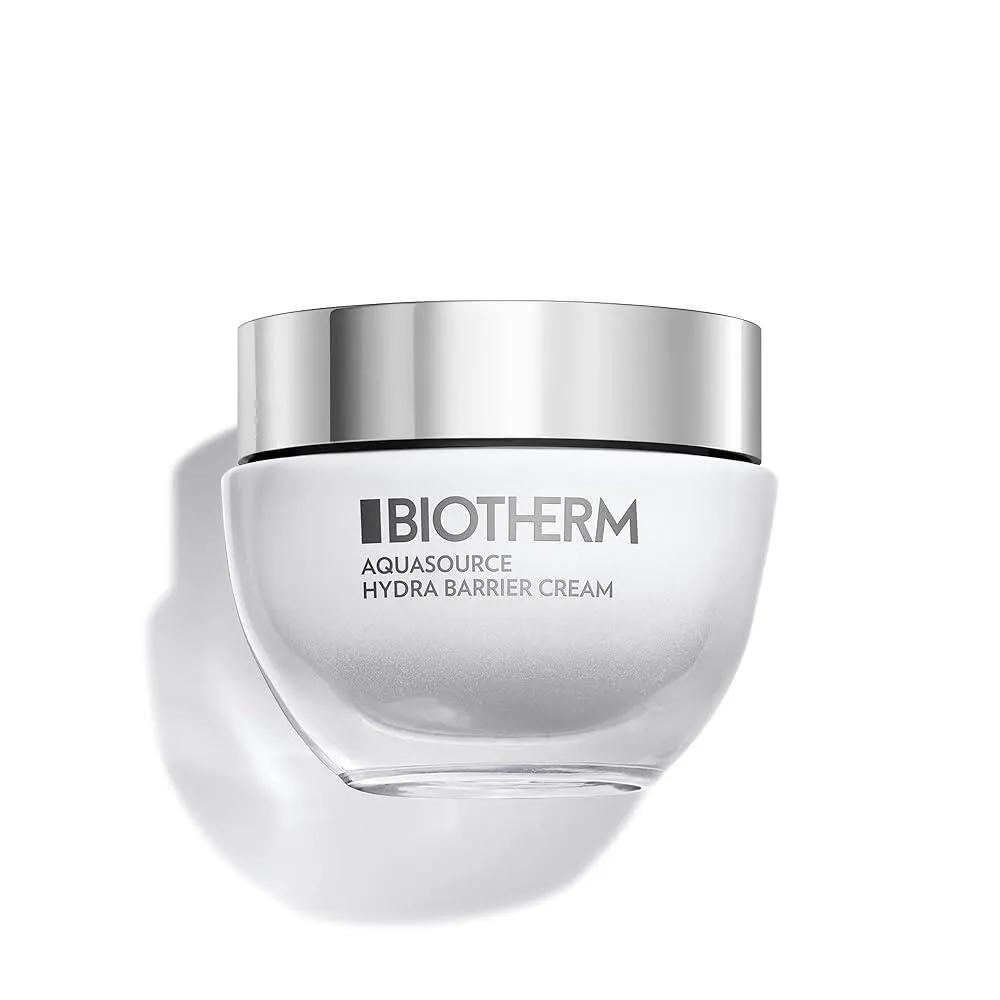 Biotherm Aquasource Hydra Barrier Cream 50ml, a lightweight, fast-absorbing face moisturizer for a stronger skin barrier